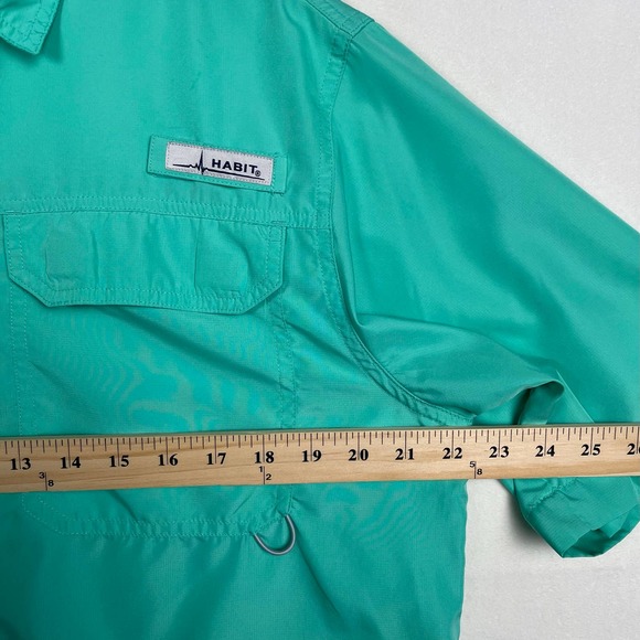 Habit Vented Fishing Hiking Short Sleeve Sun Blocking Protection 40+ UPF -Medium - Picture 14 of 14